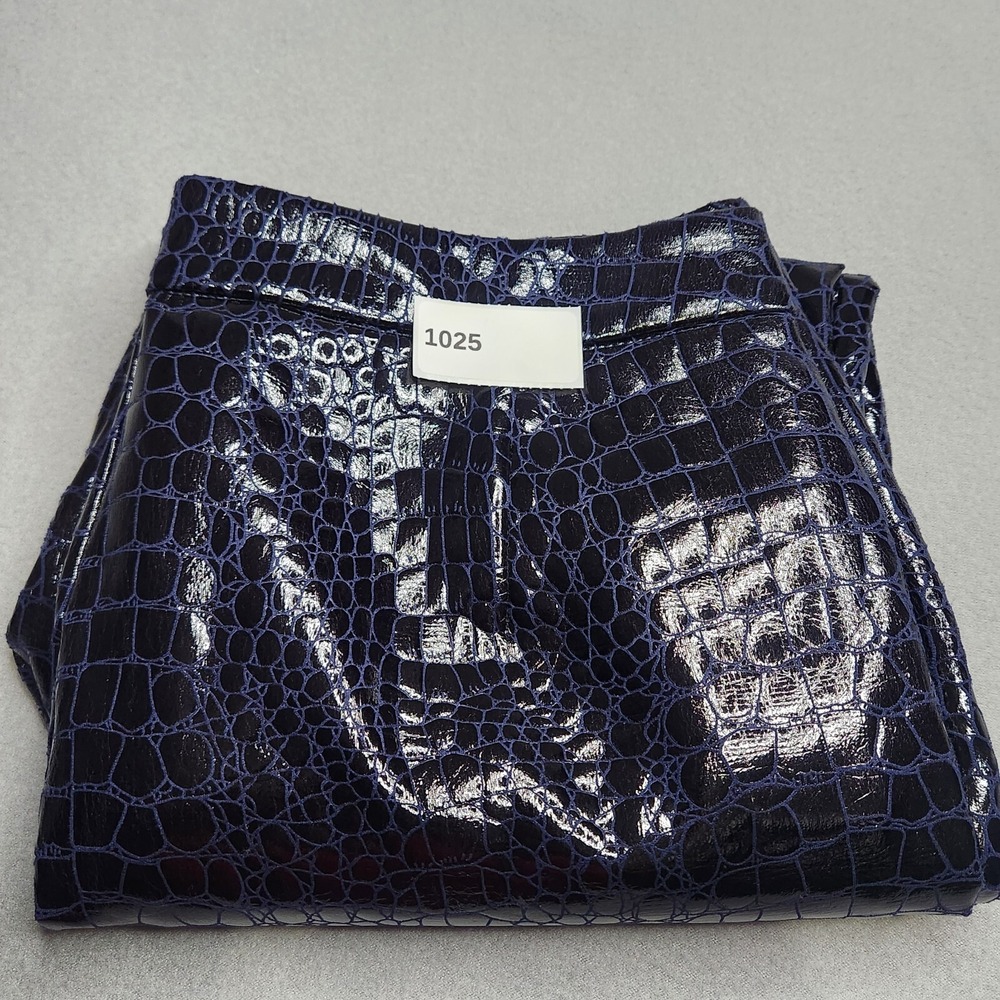 Jenniferle Pants Women's XL 32x30 Black Blue Croc Reptile Kylie Jenner Celebrity - Picture 15 of 15